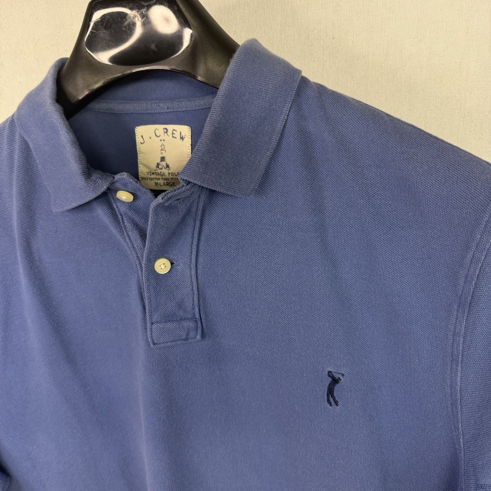 J Crew Men's Golf Polo Blue XL